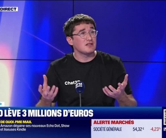 Replay Tech & Co, la quotidienne - Félix Balmonet (Chat3D) : Chat3D lève trois millions d'euros - 06/10
