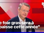 Replay Face à Face - Produits de Noël, colère agricole, titres-restaurants... L'interview de Dominique Schelcher (Coopérative U)