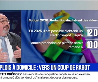 Replay BFM Première - BFM Conso : Aide emplois à domicile, vers un coup de rabot - 29/10