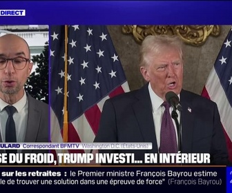 Replay 20H BFM - États-Unis: en raison du froid qui frappe le pays, Donald Trump sera investi à l'intérieur du Capitole