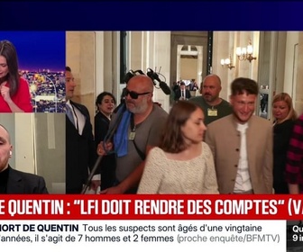 Replay BFM Grand Soir - Mort de Quentin : 9 interpellés, dont un assistant - 17/02
