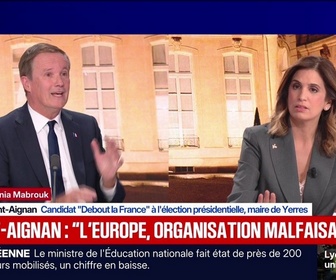 Replay 100% Mabrouk - Nicolas Dupont-Aignan invité de Sonia Mabrouk - 15/10