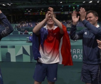 Replay Les Jeux Olympiques de Paris 2024 - Tennis de table (H) - Félix Lebrun : Incroyable d'avoir une nouvelle médaille avec tous ces gars