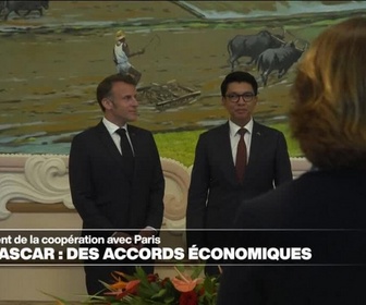 Replay Journal de l'Afrique - Madagascar : signature d'accords économiques ambitieux lors de la visite d'Emmanuel Macron