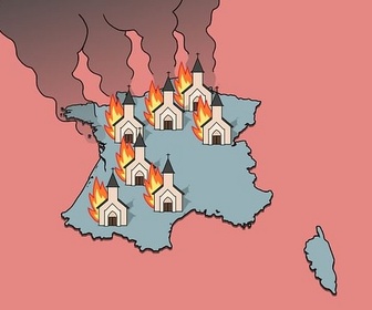 Replay Désintox - Une carte des églises brûlées en France ?