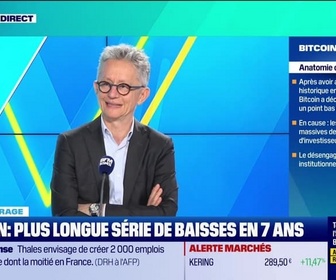 Replay Tout pour investir - Le déchiffrage : Bitcoin, plus longue série de baisses en 7 ans - 10/02