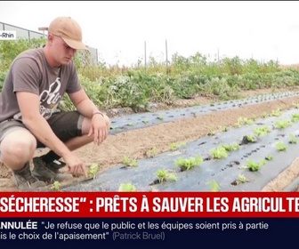 Replay BFM Première - Face à la sécheresse, les Jeunes Agriculteurs proposent une contribution sur le modèle de l'impôt sécheresse de 1976