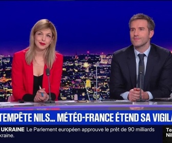 Replay BFM Grand Soir - Tempête Nil : l'eau monte en Gironde - 11/02