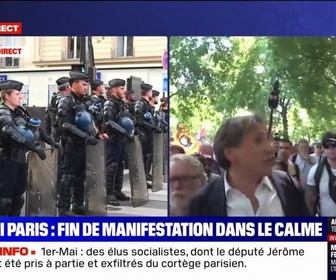 Replay BFM Story - Socialistes attaqués dans le cortège parisien du 1er-mai: Des plaintes ont été déposées, affirme Lamia El Aaraje (adjointe à la mairie de Paris)