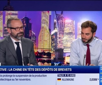 Replay Chine Éco : IA Générative: la chine en tête des dépôts de brevets par Erwan Morice - 01/10