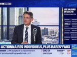 Replay BFM Bourse - Bullshitomètre : Les actionnaires individuels se raréfient - FAUX répond François Monnier - 03/09