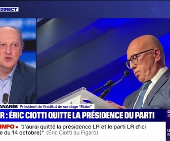 Replay BFM Story Week-end - Story 1 : Éric Ciotti quitte la présidence du LR - 22/09