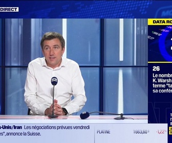 Replay BFM Bourse - La Data Room : 26 : le nombre de fois que Kevin Warsh a utilisé l'expression task force dans sa conférence de presse en seulement 42 minutes. - 19/06