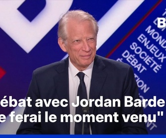 Replay BFM Politique - Dominique de Villepin accuse Jordan Bardella de faire le jeu de la division de la société