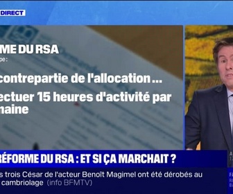 Replay La chronique éco - Réforme du RSA: des premiers résultats encourageants, selon France Travail