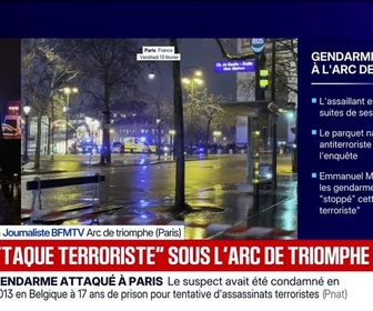 Replay BFM Grand Soir - Arc de Triomphe : attaque terroriste contre un gendarme - 13/02