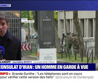 Replay BFM Story Week-end - Story 3 : Consulat d'Iran à Paris, l'homme interpellé placé en garde à vue - 19/04