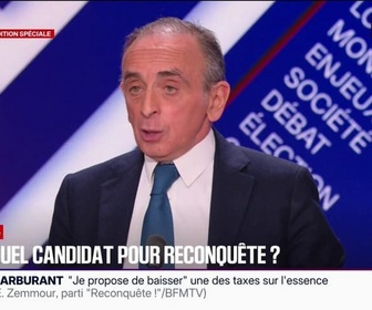 Replay BFM Politique - Présidentielle de 2027: J'ai tout mon temps pour déclarer ma candidature, affirme Éric Zemmour