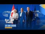 Replay Europe Today : Metsola en exclusivité, Carney au Parlement, Trump menace de tarifs