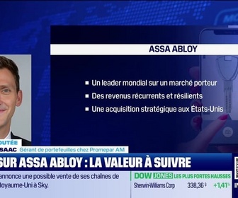 Replay BFM Bourse - Valeur ajoutée : Ils apprécient Assa Abloy - 07/11