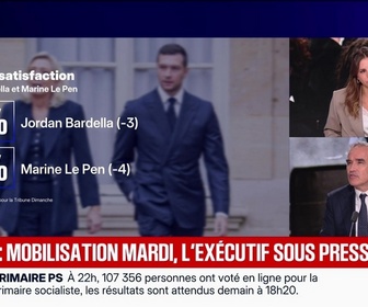 Replay BFM Grand Soir - Sondage : la popularité de Bardella et Le Pen en baisse - 10/10