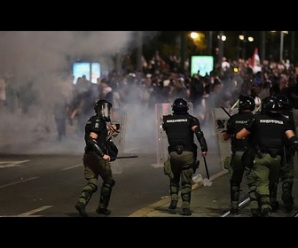 Replay Serbie : cinquième nuit affrontements entre police et manifestants