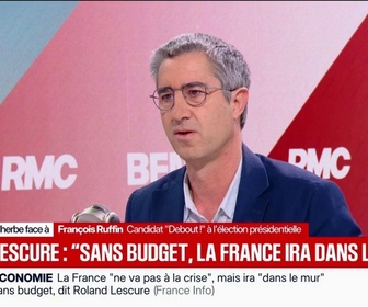 Replay Face à Face - François Ruffin, candidat Debout! à l'élection présidentielle, dénonce un budget de provocation du gouvernement