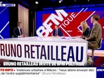 Replay BFM Politique - Violences urbaines à Mâcon: Nous allons envoyer des forces de l'ordre supplémentaires, affirme Bruno Retailleau