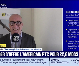 Replay BFM Bourse - Schneider plonge après la plus grosse acquisition de son histoire - 05/10