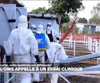 Replay Journal de l'Afrique - Ebola en RDC : l'OMS appelle à organiser un essai clinique avec le vaccin Ervebo
