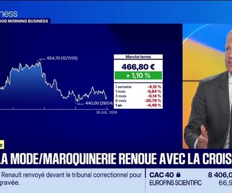 Replay Good Morning Market - En portefeuille : LVMH, la Mode et Maroquinerie renoue avec la croissance - 28/07