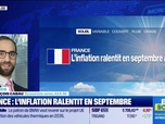 Replay BFM Bourse - L'éco du monde : L'inflation tombe à 1,1% en septembre en France - 15/10