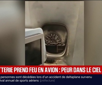 Replay BFM Première - Risque d'incendie: pourquoi les batteries externes sont-elles si dangereuses à bord des avions?