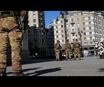 Replay Des soldats patrouillent Milan, les commerces se barricadent avant les protestations
