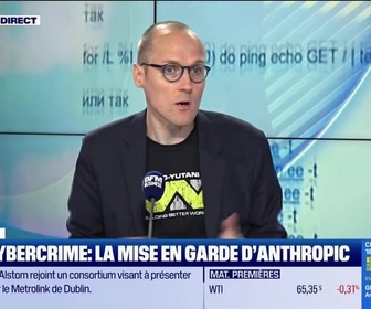 Replay Culture IA : IA et cybercrime... la mise en garde d'Anthropic, par Anthony Morel - 03/09