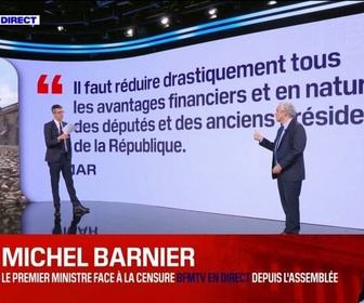 Replay Réduire les avantages financiers et en nature des politiques, est-ce la solution? BFMTV répond à vos questions sur la motion de censure