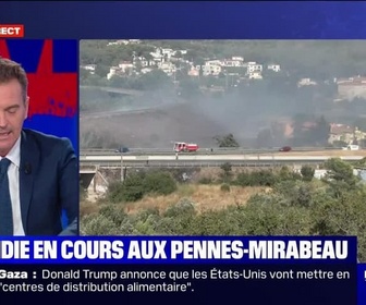 Replay BFM Story - Story 1 : incendies en cours aux Pennes-Mirabeau - 28/07