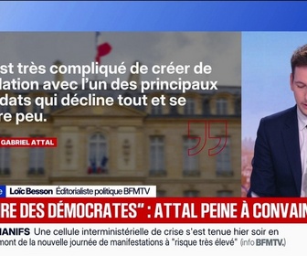 Replay BFM Première - L'ÉDITO POLITIQUE - Gabriel Attal propose une primaire des démocrates