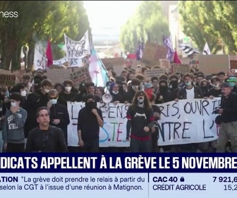 Replay Good Morning Business - Les syndicats appellent à la grève le 5 novembre