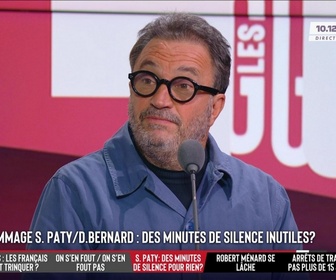Replay Les Grandes Gueules - Assassinats de Samuel Paty et Dominique Bernard : les minutes de silence à l'école servent-elles à quelque chose ?