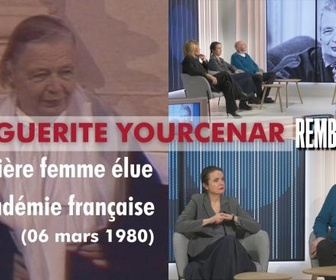Replay Rembob'INA - Marguerite Yourcenar, première femme élue à l'Académie française (06 mars 1980)