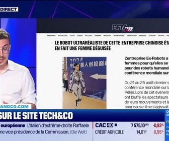 Replay Tech & Co, la quotidienne - À lire sur le site Tech&Co : le robot ultraréaliste de cette entreprise chinoise était en fait une femme déguisée, par Sylvain Trinel - 03/09