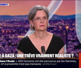 Replay 20H BFM - Trêve à Gaza? Il faut qu'[Emmanuel Macron] passe des mots aux actes: qu'il reconnaisse l'État de Palestine, affirme Sandrine Rousseau