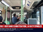 Replay BFM Première - À l'intérieur, on doit avoisiner les 45 degrés: la RATP épinglée pour ses bus sans climatisation en pleine canicule