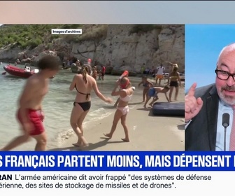 Replay BFM Première - BFM Conso : Été, les Français partent moins, mais dépenses plus - 09/07