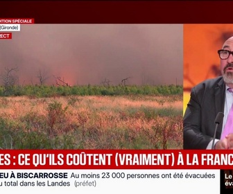 Replay BFM Première - Secours, conséquences sur le tourisme, indemnisation des assurances… Ce que coûtent les incendies à la France