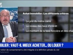 Replay BFM Première - BFM éco : Immobilier, vaut-il mieux acheter... ou louer ? - 30/10