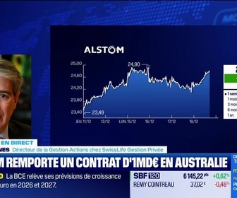 Replay BFM Bourse - Alstom salué, après un contrat d'un milliard d'euros à Melbourne - 18/12