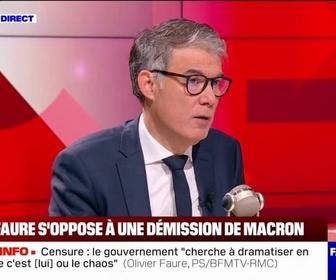 Replay Face à Face - Le moment n'est pas venu de faire tomber Emmanuel Macron: Olivier Faure s'oppose à une démission du Président