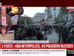 Replay 100% Mabrouk - Lycées : 488 interpellés, 43 policiers blessés - 06/10